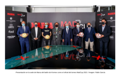 La MADCUP 2021 contará con KROMEX como balón oficial, así ha sido su presentación en la sede de MARCA