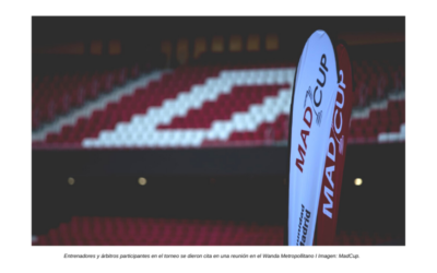 Así transcurrió la reunión técnica de MADCUP 2021 con árbitros y entrenadores en el Wanda Metropolitano